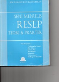 Seni Menulis Resep Teori & Praktek