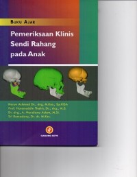 Buku ajar pemeriksaan klinis sendi rahang pada anak